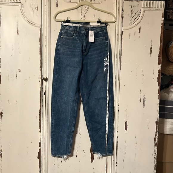 American Eagle Outfitters High Rise Jeans - Dark Blue - Picture 3 of 16